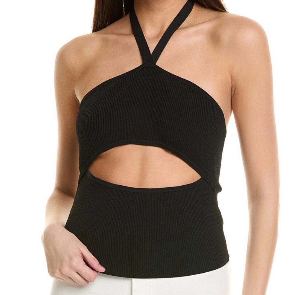*NWT* Never Worn! 525 America Knit Cut-Out Halter Tank Top